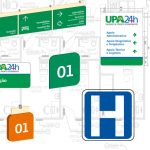 comunicacao visual Projeto inteligente garante acesso ordenado e seguro aos hospitais